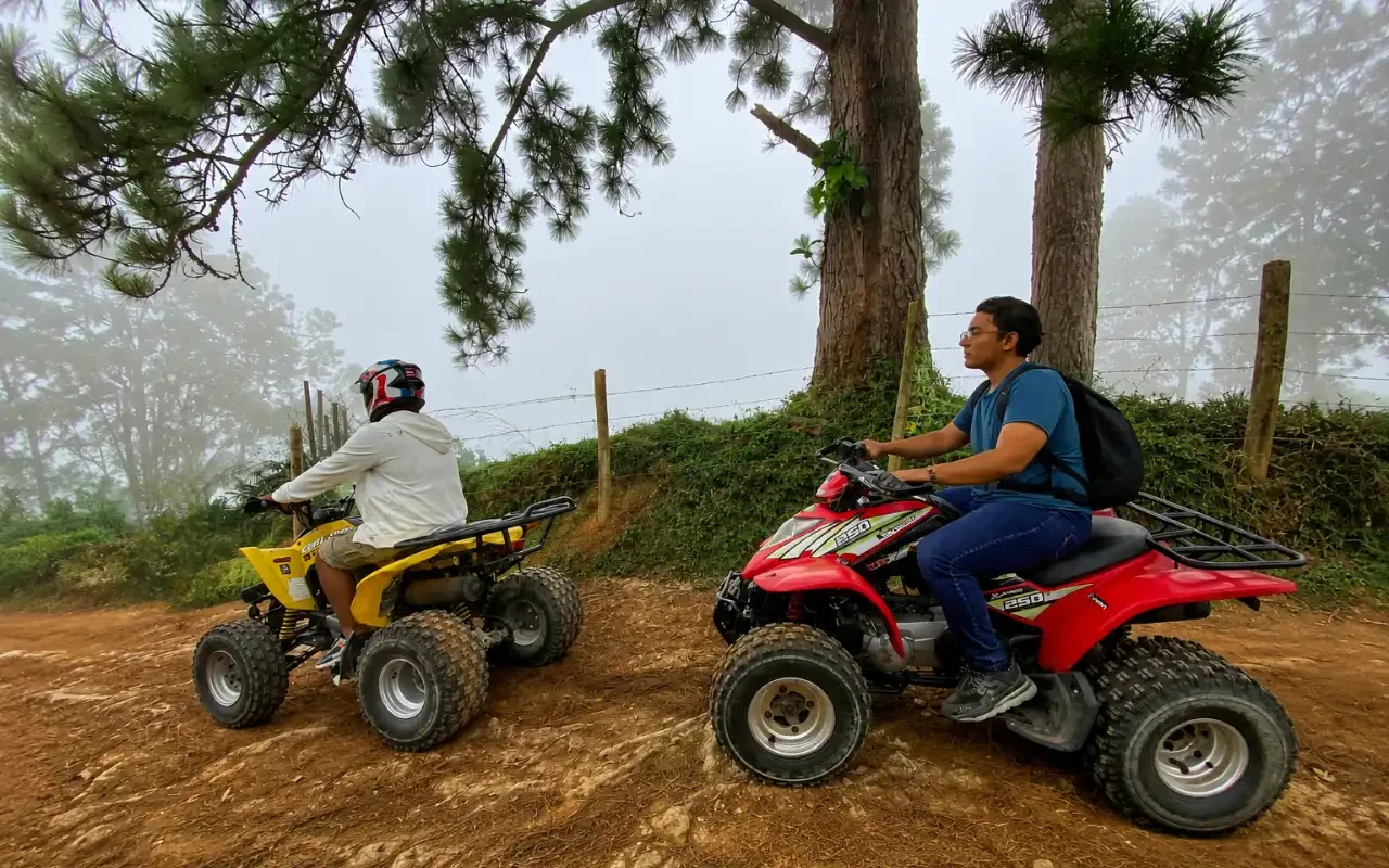 ATV tour to Marinka waterfall in Minca