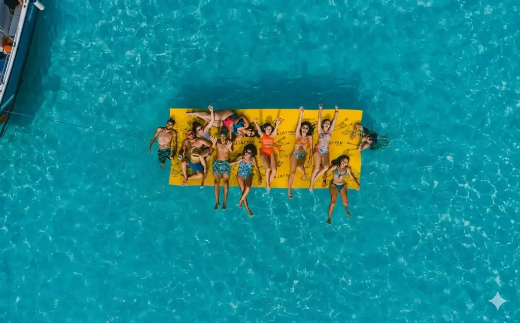 San Andres Pontoon Day Trip: Seven-Color Sea Experience - 4