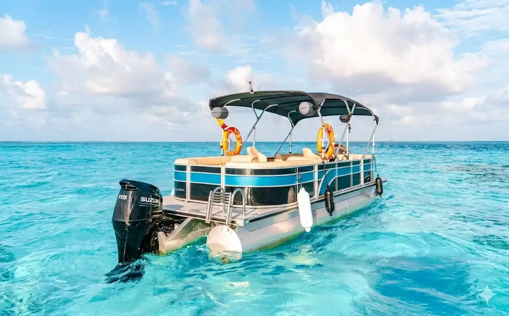 San Andres Pontoon Day Trip: Seven-Color Sea Experience - 7