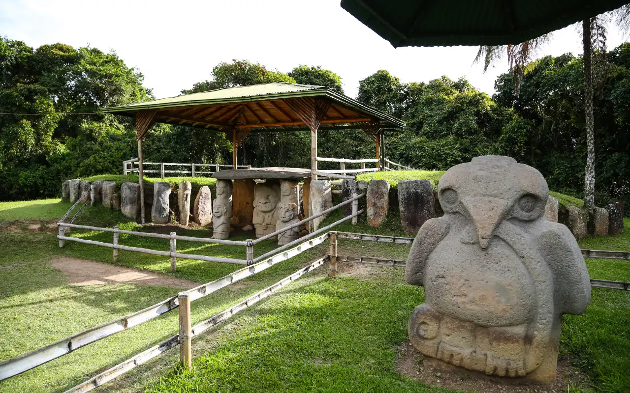 Ancient statues of San Agustín Huila